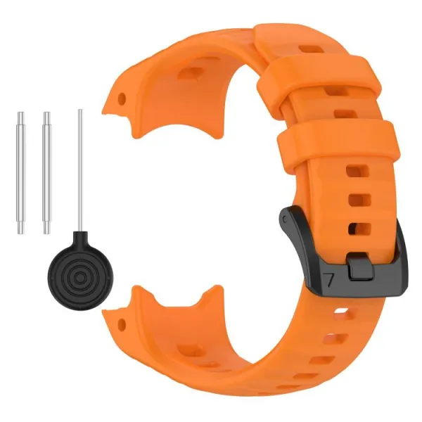 SILICONE Vymeniteľný remienok pre Garmin Instinct E 40mm oranžový