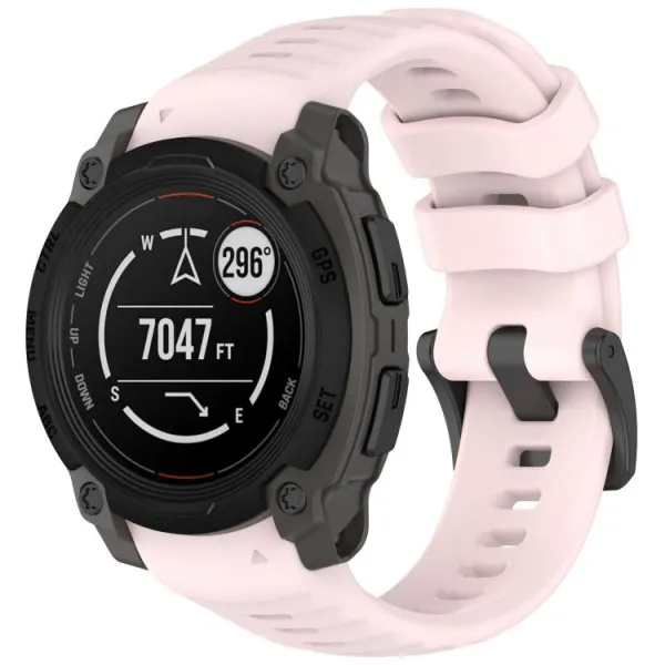 SILICONE Vymeniteľný remienok pre Garmin Instinct E 40mm ružový