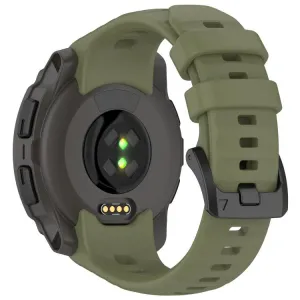 SILICONE Vymeniteľný remienok pre Garmin Instinct E 40mm zelený