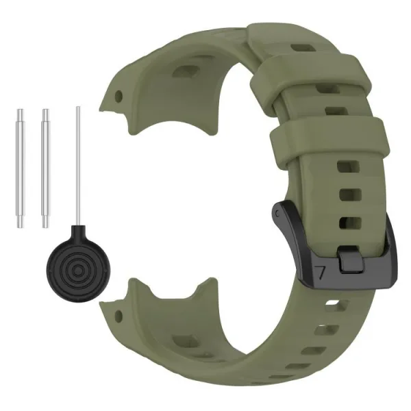 SILICONE Vymeniteľný remienok pre Garmin Instinct E 40mm zelený