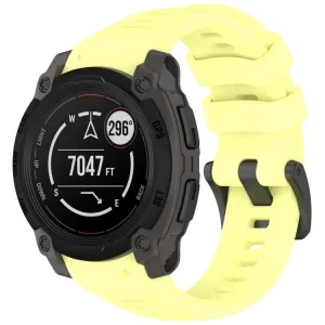 SILICONE Vymeniteľný remienok pre Garmin Instinct E 40mm žltý