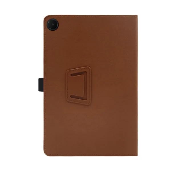 LEATHER Zaklápacie puzdro pre TCL Tab 10L Gen 2 hnedé