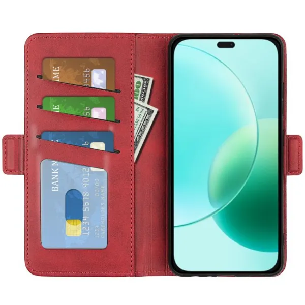SIDE Peňaženkové puzdro pre Honor 400 Lite červené