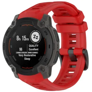 SILICONE Vymeniteľný remienok pre Garmin Instinct E 45mm červený