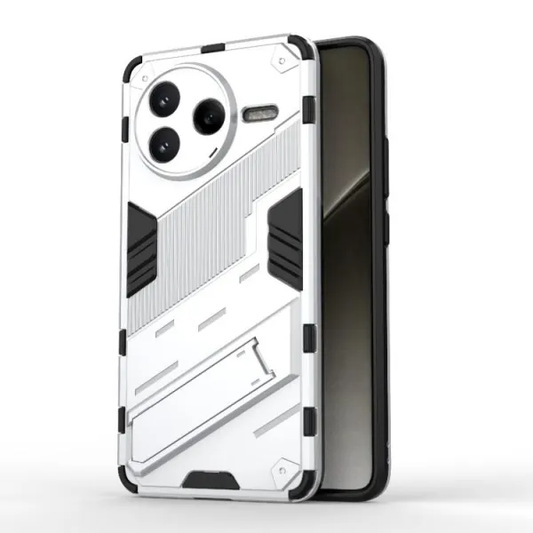 BIB Ochranný obal so stojanom pre Xiaomi Poco F7 Pro biely