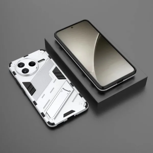 BIB Ochranný obal so stojanom pre Xiaomi Poco F7 Pro biely