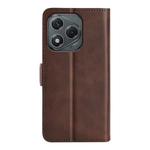 SIDE Peňaženkové puzdro pre Honor 400 Lite tmavohnedé