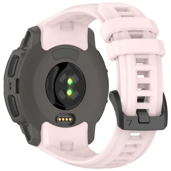 SILICONE Vymeniteľný remienok pre Garmin Instinct E 45mm ružový