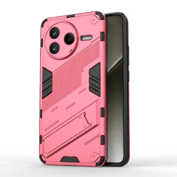 BIB Ochranný obal so stojanom pre Xiaomi Poco F7 Pro ružový