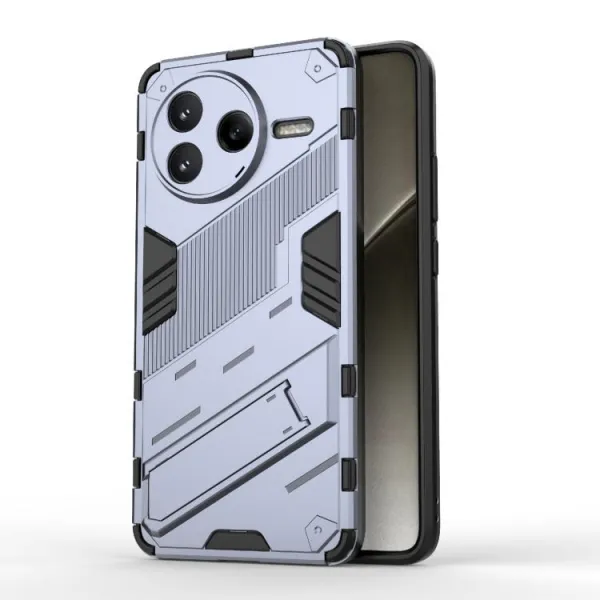 BIB Ochranný obal so stojanom pre Xiaomi Poco F7 Pro šedý
