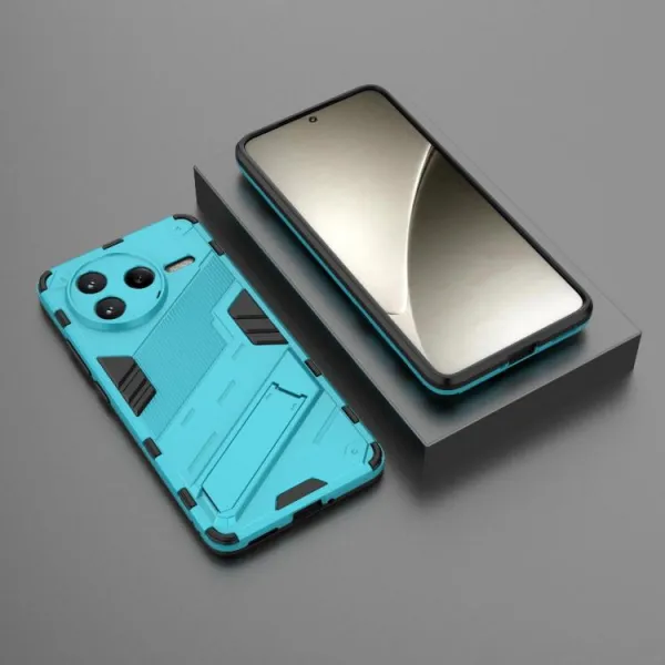 BIB Ochranný obal so stojanom pre Xiaomi Poco F7 Pro modrý
