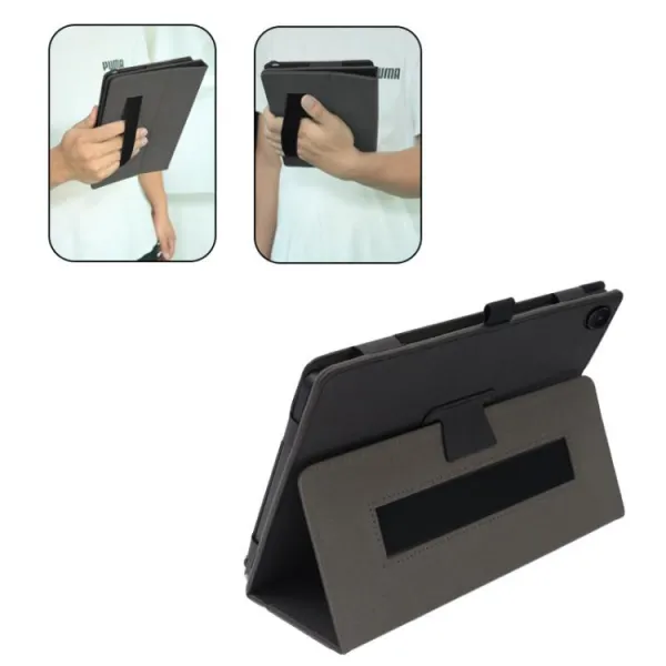 LEATHER Zaklápacie puzdro pre TCL Tab 10L Gen 2 hnedé