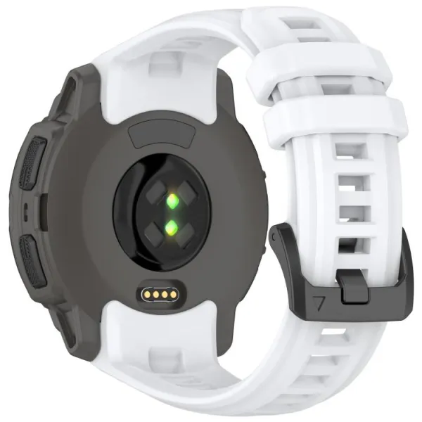 SILICONE Vymeniteľný remienok Garmin Instinct E 45mm biely