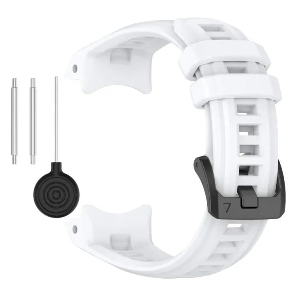 SILICONE Vymeniteľný remienok Garmin Instinct E 45mm biely