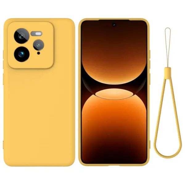 RUBBER Ochranný obal pre Realme GT 7 Pro 5G žltý