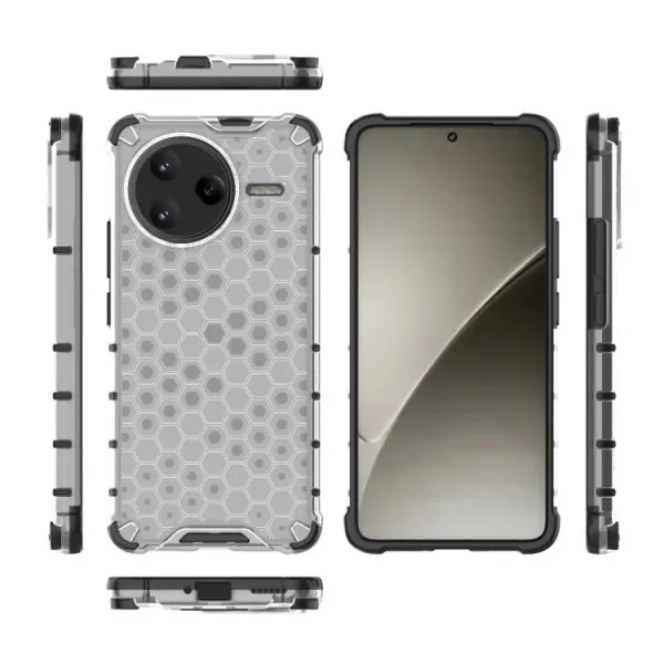 HONEYCOMB Ochranný kryt Xiaomi Poco F7 Ultra priehľadný