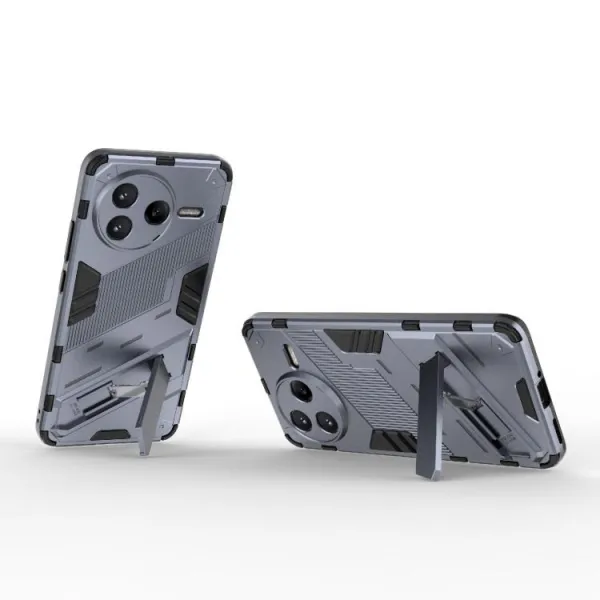 BIB Ochranný obal so stojanom pre Xiaomi Poco F7 Pro šedý
