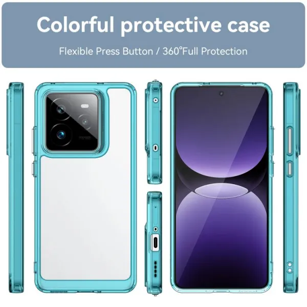 CRYSTAL Ochranný kryt pre Realme GT 7 Pro 5G tyrkysový