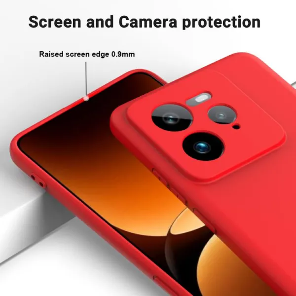 RUBBER Ochranný obal pre Realme GT 7 Pro 5G červený