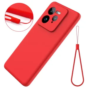 RUBBER Ochranný obal pre Realme GT 7 Pro 5G červený