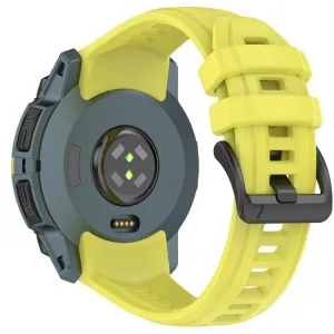 SILICONE Vymeniteľný remienok pre Garmin Instinct 3 45mm žltý