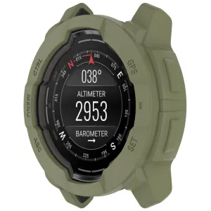TPU HALF COVER Kryt pre Garmin Instinct 3 45mm tmavozelený