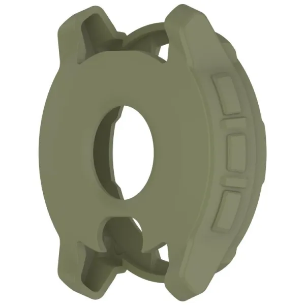 TPU HALF COVER Kryt pre Garmin Instinct 3 45mm tmavozelený