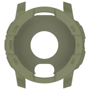 TPU HALF COVER Kryt pre Garmin Instinct 3 45mm tmavozelený