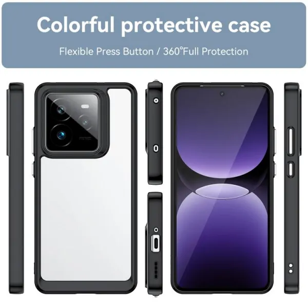 CRYSTAL Ochranný kryt pre Realme GT 7 Pro 5G čierny