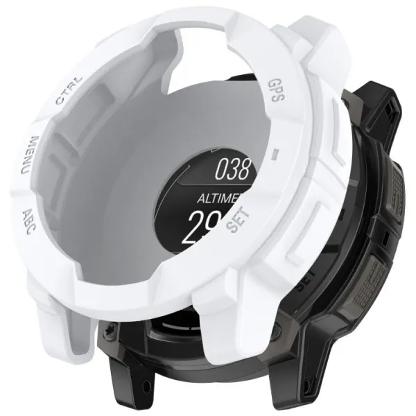 TPU HALF COVER Kryt pre Garmin Instinct 3 45mm biely