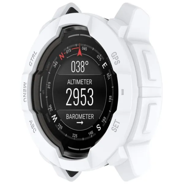 TPU HALF COVER Kryt pre Garmin Instinct 3 45mm biely