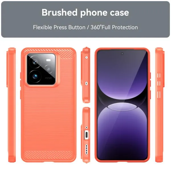 FLEXI TPU Ochranný kryt Realme GT 7 Pro 5G červený