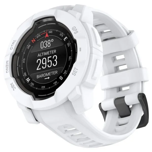 TPU HALF COVER Kryt pre Garmin Instinct 3 45mm biely