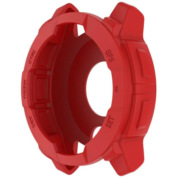 TPU HALF COVER Kryt pre Garmin Instinct 3 45mm červený