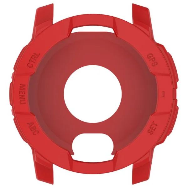 TPU HALF COVER Kryt pre Garmin Instinct 3 45mm červený