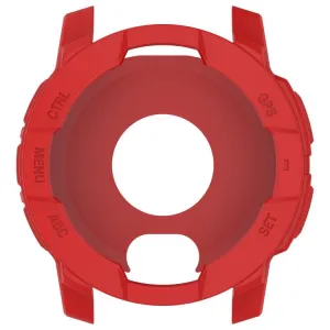 TPU HALF COVER Kryt pre Garmin Instinct 3 45mm červený