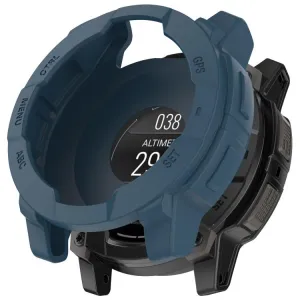 TPU HALF COVER Kryt pre Garmin Instinct 3 45mm tmavomodrý