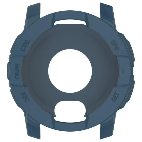 TPU HALF COVER Kryt pre Garmin Instinct 3 45mm tmavomodrý