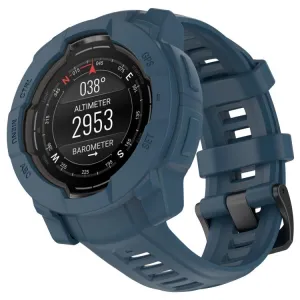 TPU HALF COVER Kryt pre Garmin Instinct 3 45mm tmavomodrý