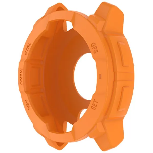 TPU HALF COVER Kryt pre Garmin Instinct 3 AMOLED 50mm oranžový