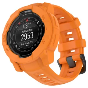 TPU HALF COVER Kryt pre Garmin Instinct 3 AMOLED 50mm oranžový