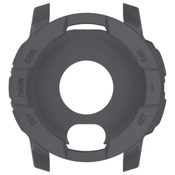 TPU HALF COVER Kryt pre Garmin Instinct 3 45mm tmavošedý