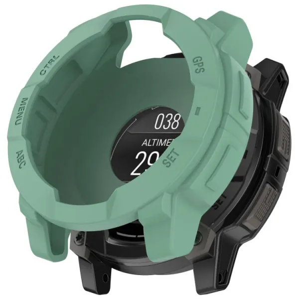 TPU HALF COVER Kryt pre Garmin Instinct 3 45mm svetlozelený