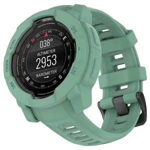 TPU HALF COVER Kryt pre Garmin Instinct 3 45mm svetlozelený