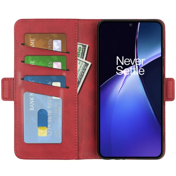 SIDE Peňaženkové puzdro pre OnePlus Nord CE 4 Lite 5G červené