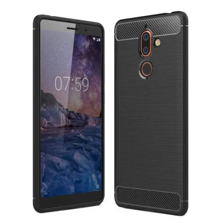 FLEXI TPU Ochranný obal Nokia 7.1 Plus čierny