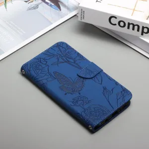 ART BLOSSOM Peňaženkový obal pre Realme 14 5G modrý