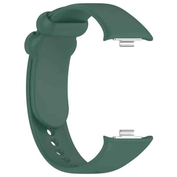BUTTERFLY Silikónový remienok pre Xiaomi Smart Band 8 Pro tmavozelený