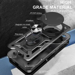 RING CAMERA Kryt s držiakom pre Nothing Phone (3a) Pro modrý