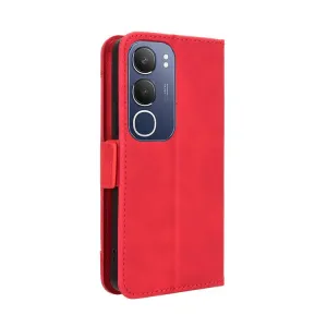 SLOT Peňaženkový obal pre Vivo Y19s červený